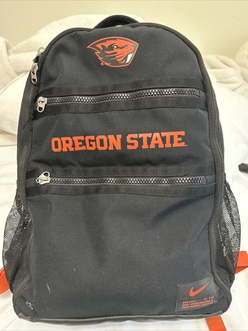 Black Orange Oregon State Nike Utility Heat Backpack Cover