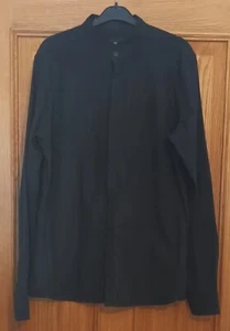 Firetrap Black Men's Oxford Shirt Uk M(42" Chest) 100% cotton - Picture 1 of 8