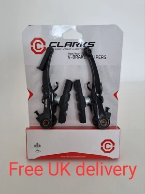 Clarks V-Brake Callipers Alloy, Front/Rear-MTB, Hybrid, BMX, Ebike Great Quality - Image 1 of 4