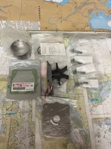 Yamaha #6N6-W0078-02-00 Water Pump Repair Kit 115 C115 (97~). - Foto 1 di 1