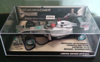 MINICHAMPS MERCEDES GP PETRONAS M SCHUMACHER SHOWCAR 2010  1/43 SCALE - Image 1 of 2