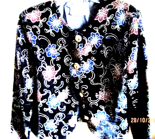 HH JOANNA DAMAS TALLA M TERCIOPELO VESTIDO TOP/CHAQUETA CUENTAS Foto 1 de 1