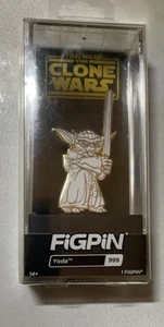 STAR WARS CELEBRATION ANAHEIM 2022 FIGPIN CLONE WARS CHAPADO EN ORO YODA #441 - Imagen 1 de 3