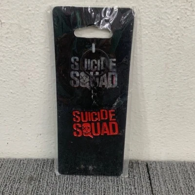 Suicide Squad Logo Key Chain Key Ring WB DC Comics 2016 Movie New in package - Image 1 of 4