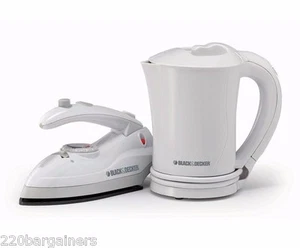 Black And Decker TK200 Travel Cordless Kettle & Iron Combo Pack! USE WORLDWIDE! - Picture 1 of 1