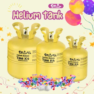 Spozer 7/ 13/ 22L Helium Tank Pump Kit, Free 30/ 50/ 100 Balloons Party Supplies - Picture 1 of 14