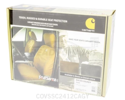 Se adapta a Covercraft Carhartt Seat Saver gris delantero 11-16 Ford F250 SSC2412CAGY Foto 1 de 2
