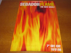 SEBADOH - FLAME - UK PROMO POSTER - Picture 1 of 3