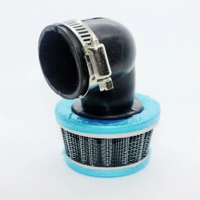 35mm Bent Angled Air Filter Pod Cleaner 90cc 110cc PIT QUAD DIRT BIKE ATV Buggy - image 1 of 4