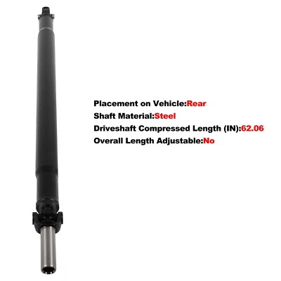 Drive Shaft for Chevrolet Avalanche 1500 4WD 2002-2006 15109397 15713680 946-051 Foto 1 de 4