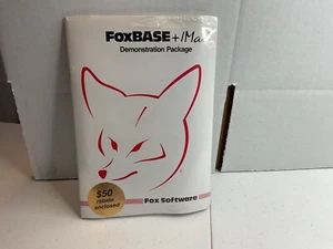 Foxbase + Plus Mac Demonstration Package Sealed Apple Macintosh Vintage - Picture 1 of 2