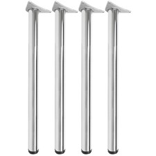 Hartleys Supports de Table//Bureau//Bar Réglable 870-890mm Noir Lot de 4 Pieds