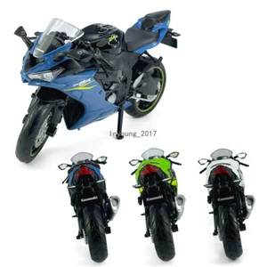 1:12 2023 Kawasaki Ninja ZX-6R Motorcycle Model Diecast Boys Toys for Kids Gifts - Picture 1 of 22