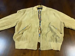 Men's Gucci Tom Ford Era Suede Jacket. Horsebit print lining. Made in Italy - Picture 1 of 12