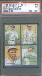 1935 Goudey 36 Lucas (4B) Traynor PSA 7 (1361) - Picture 1 of 2