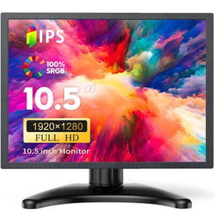 Miktver 10.5inch Small Monitor FHD IPS 1920x1280p HDMI Display Screen for Gaming - Picture 1 of 17