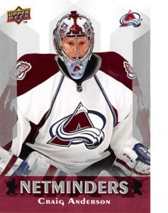 2010-11 Upper Deck Netminders #N6 Craig Anderson
