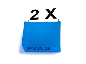 82nF, 0,082uF, 1000V-, 350V~, 5%, RM27,5, 100°, KP1833, KP1833422105, 2 Stück - Picture 1 of 3