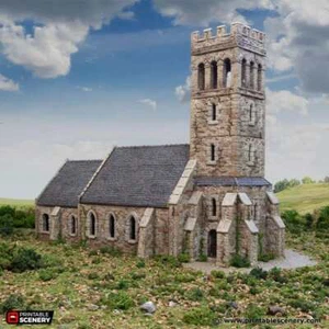 Norman Church - Country & King - Fantasy Historical Building - WWII Terrain - Picture 1 of 10
