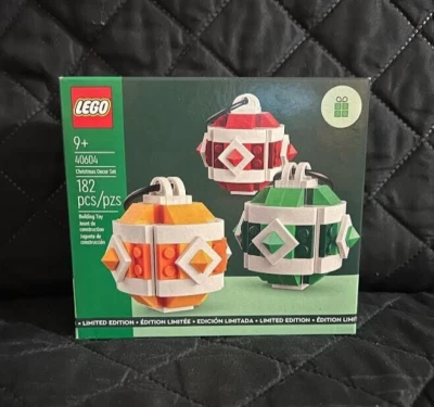 LEGO CHRISTMAS DECOR SET 40604 Ornaments New Sealed Set - Image 1 of 4