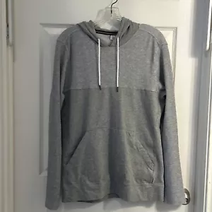 Hurley x Nike Dri-Fit Sweatshirt Mens S Gray Pullover Hoodie Casual Pockets - Picture 1 of 8
