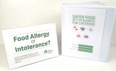 Safer Food Better Business Caterers Folder 2025 SFBB +24 Month Diary +Temp+Sign.