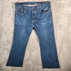 Pantalones de mezclilla Levi's 501XX para hombre 42X28 (etiqueta 44X30) azul botón mosca pierna recta - Imagen 1 de 19