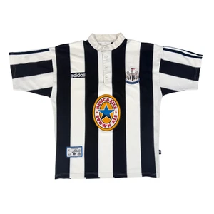 Newcastle United 1995/96 ADIDAS Home Football Shirt S England Soccer Jersey - Picture 1 of 11