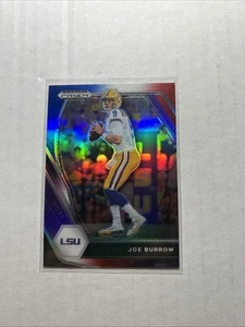 2021 Panini Prizm Joe Burrow RED WHITE BLUE PRIZM Draft Picks #3 LSU - Bild 1 von 2