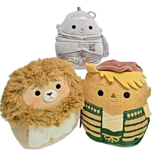 Wicked: For Good Squishmallows Set of 3 Lion Tin Man Scarecrow NWTs - Picture 1 of 5