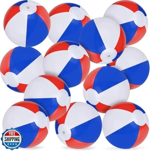 ArtCreativity 8" Patriotische Strandbälle für Kinder (12er Pack) Aufblasbar Summe - Bild 1 von 5