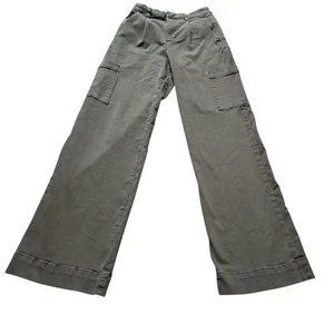 Pantalones Joe's Jeans Petra Para Mujer 26 Verde Oliva Marrón Utilitario Carga Pierna Ancha - Imagen 1 de 11