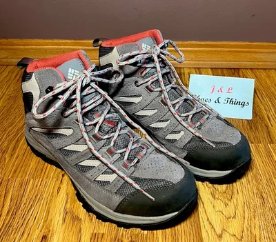 Columbia Women’s Size 9 Crestwood Mid Waterproof Hiking Boots Gray BL537-053 - Image 1 of 4