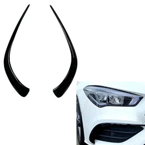 Front Spoiler Splitter Air Vent Trim Cover For Benz CLA C118 AMG 2019-2022 BLK - Picture 1 of 5