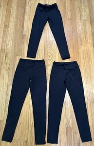 Lot Of 3 Zella Black Pants Leggings Kids 10/12 - Picture 1 of 9