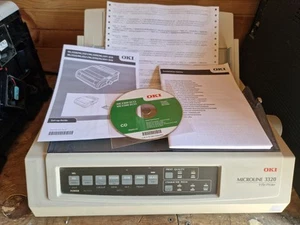 Impresora matriz de puntos Oki Microline 3320. Vendedor reformado con garantía - Imagen 1 de 2