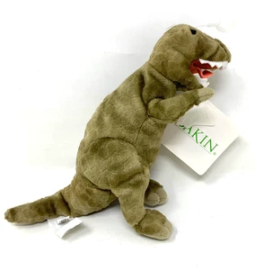 "Mini peluche Dakin Tyrannosaurus Rex dinosaurio 8"" vintage nuevo con etiquetas" - Imagen 1 de 6