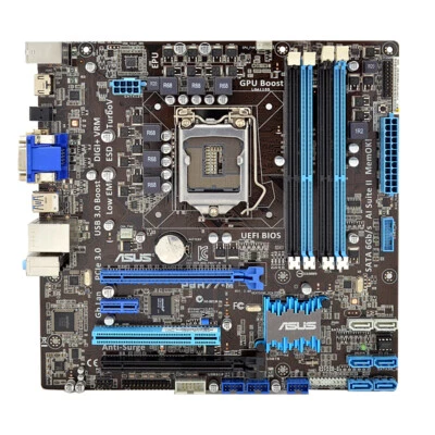 Scheda Madre ASUS P8H77-M Socket LGA-1155 DDR3 M-ATX - Immagine 1 di 3