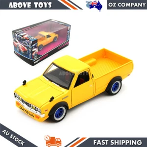 MAISTO precision model Tokyo Modern 1973 Datsun 620 Pick-Up Yellow scale 1:24 - Picture 1 of 4