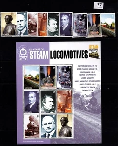 OB GRENADA - MNH - TRAINS - LOCOMOTIVES - RAILROADS - FAMOUS PEOPLE - Picture 1 of 1