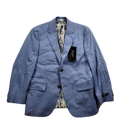 Chaqueta de traje azul claro Sean John para hombre 38S 38 ajuste clásico mezcla de algodón $360 Foto 1 de 4