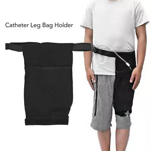 Catheter Leg Bag Holder With Adjustable Comfortable Foley Catheter Sleeve US - Picture 1 of 18