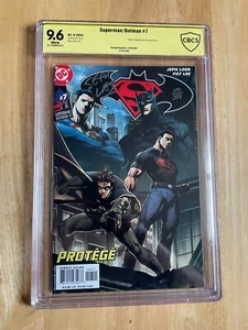 SUPERMAN/BATMAN #7 CBCS 9.6! PAT LEE COVER! SIG JEPH LOEB! - Picture 1 of 6