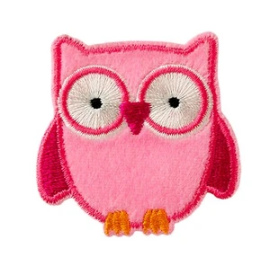 Mono Quick 04289 Eule, pink klein Bügelbild, Patch, ca. 4,7 x 4,5 cm Waldtier Uh - Picture 1 of 1