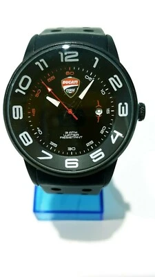 Reloj Dacati Course Motors Motociclista Carreras Fecha Negro Cara Carbono Edición Limitada Foto 1 de 4