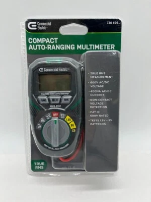 Multímetro de rango automático compacto eléctrico comercial de tamaño de bolsillo Foto 1 de 4