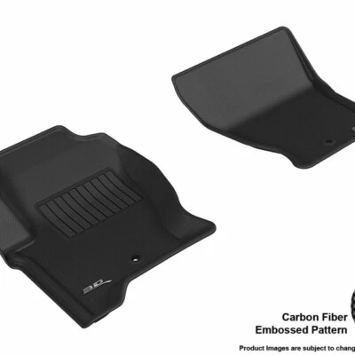 Forros de piso 3D MAXpider negros primera fila 2 piezas para Land Rover Range Rover Sport Foto 1 de 4