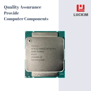 Intel Xeon E5-2643V3 CPU - Socket LGA 2011-3 6 Cores 12 Threads 3.4GHz 15MB L3 - Picture 1 of 7