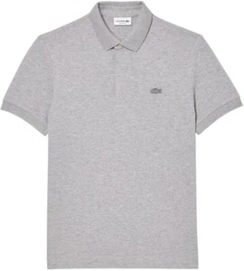 Lacoste Men's Short Sleeve Paris Polo Shirt, Gray, XL - Picture 1 of 3