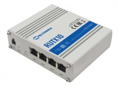 TELTONIKA Industrial VPN WiFi Router RUTX10, UK version - Image 1 of 3
